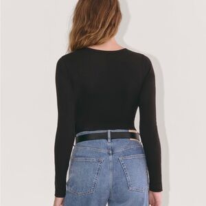 Everlane Luxe Rib Long Sleeve Top